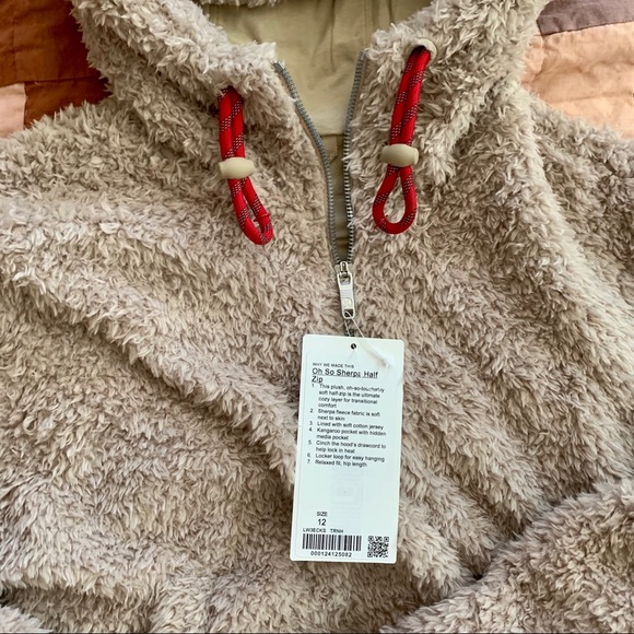 oh so sherpa jacket lululemon